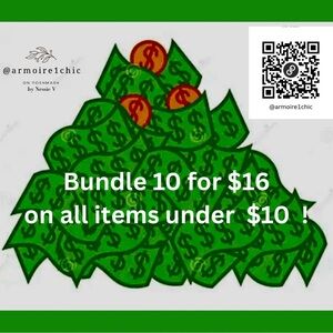 GET🛍️10 ITEMS for $16 on all items priced at $10 & under!